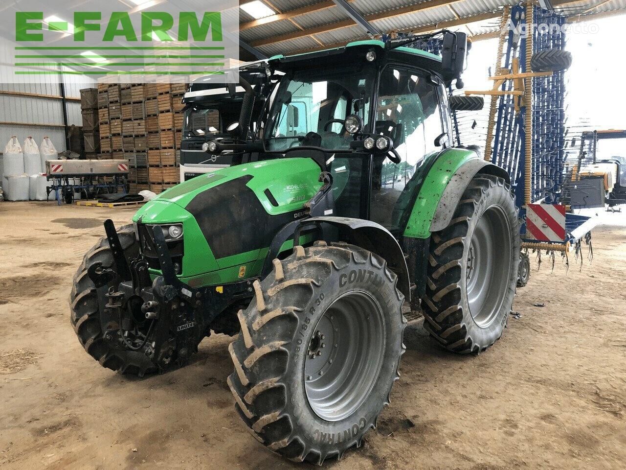 трактор колесный tracteur deutz 5110