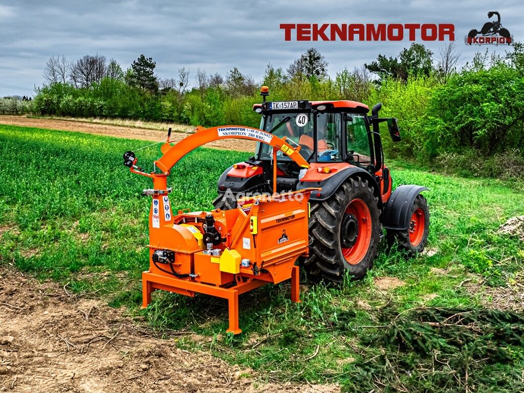 новая дробилка древесины Teknamotor Skorpion 280 RBG